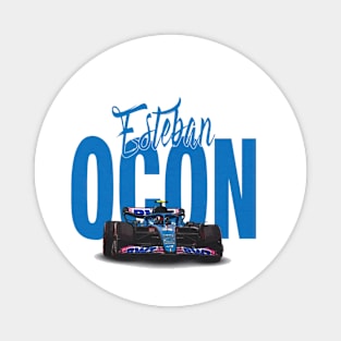 Esteban Ocon Racing Car Magnet